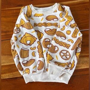 Pasta sweatshirt size 3t